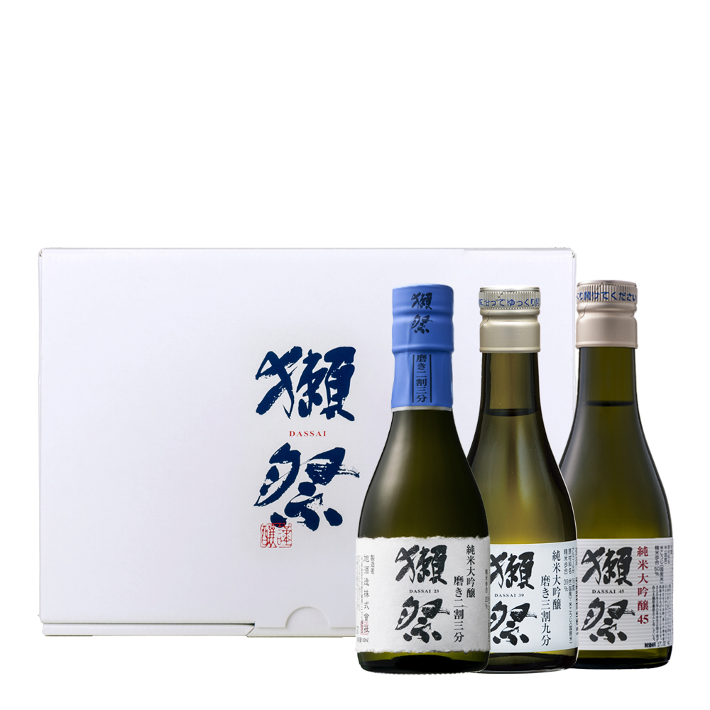 獺祭 おためしセット 180ml x3本 | 旭酒造株式会社 直販サイト